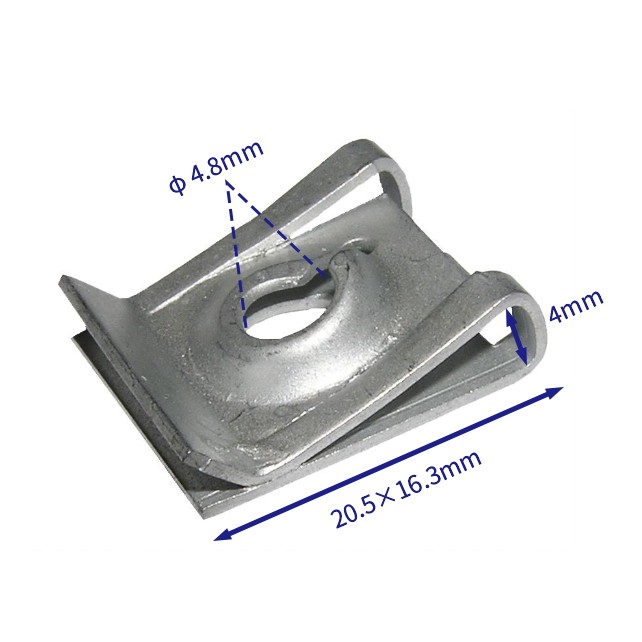 自動車バックル留め具 (100個/バッグ) ルノー: 7703046049;7703046145