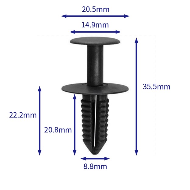 汽车卡扣紧固件(100个/包) 奔驰:A23099000929C75