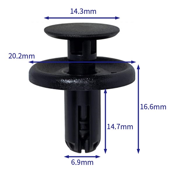 汽车卡扣紧固件(100个/包) 丰田:90467-07181