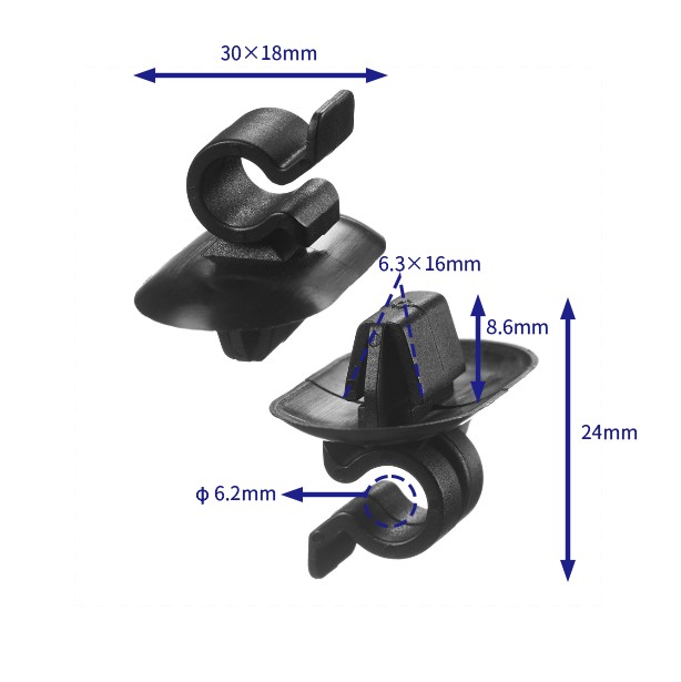 汽车卡扣紧固件(100个/包) 标致雪铁龙:792834
