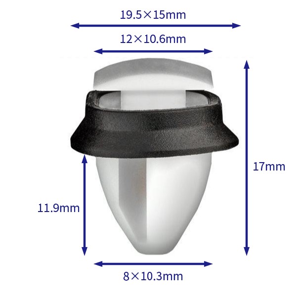 汽车卡扣紧固件(100个/包) 标致雪铁龙:856543；71728806;菲亚特:71728806;71749479