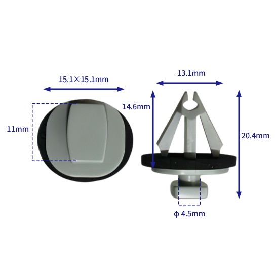 汽车卡扣紧固件(100个/包) 通用：11611079