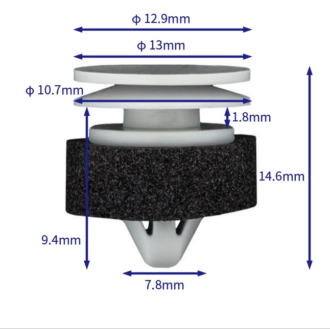 汽车卡扣紧固件(100个/包) 大众:4F0831719