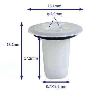 汽车卡扣紧固件(100个/包) 丰田:90189-06029