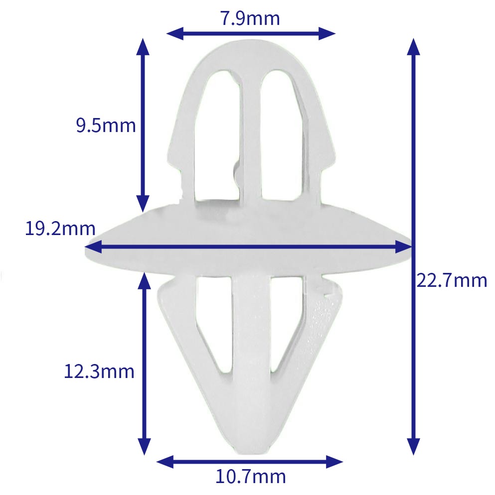 自動車バックル留め具 (100個/バッグ) 日産: 63848-vd210