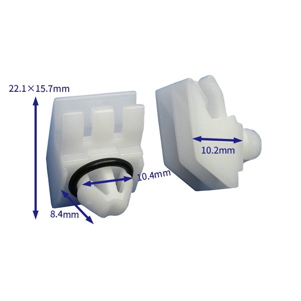 自動車バックル留め具 (100個/バッグ) ベンツ: a0009914471