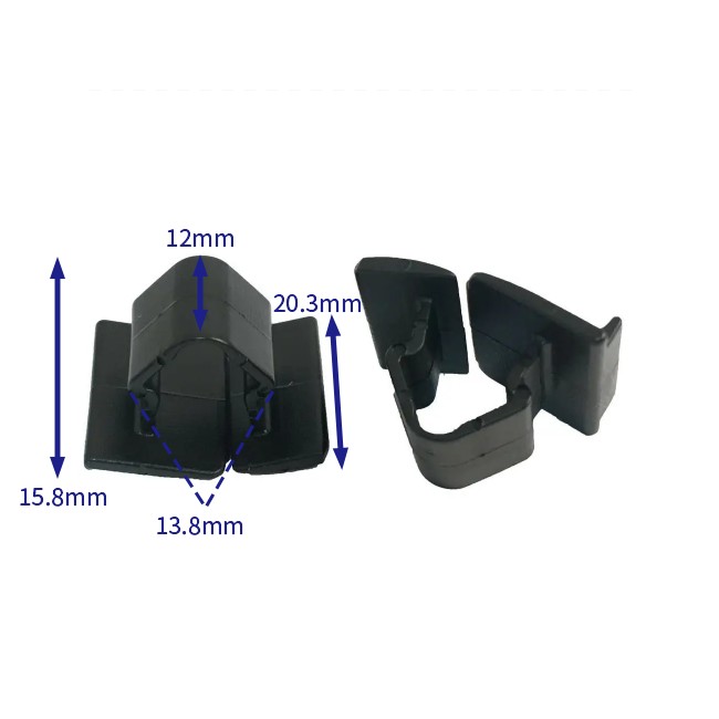 自動車バックル留め具 (100個/バッグ) フィアット: 46804433