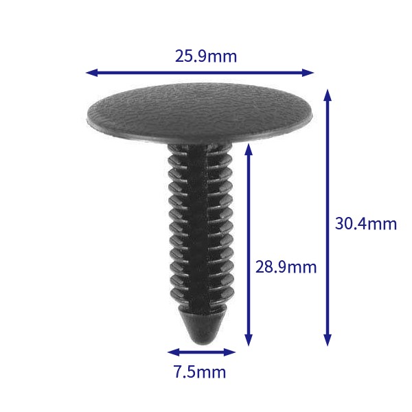 汽车卡扣紧固件(100个/包) 福特:W706635-SSW