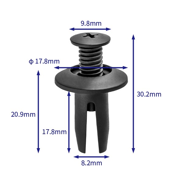 汽车卡扣紧固件(100个/包) 福特:W710250S300