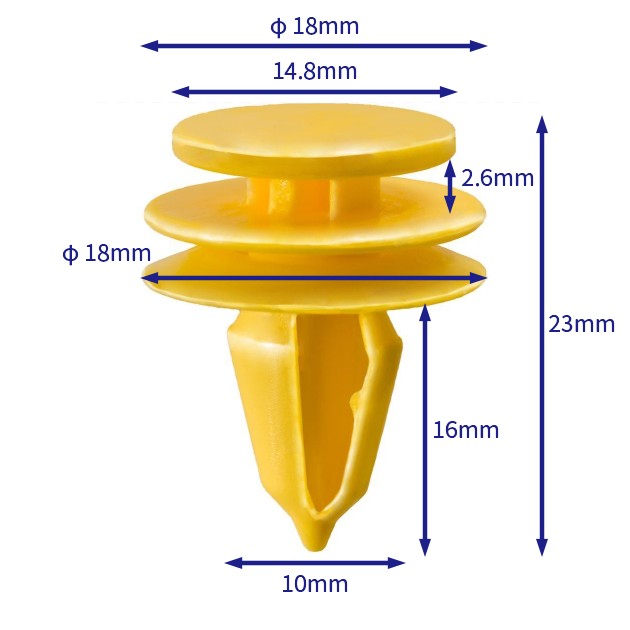 汽车卡扣紧固件(100个/包) 克莱斯勒:101607800A；特斯拉:1016078-00-A