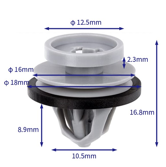 自動車バックル留め具 (100個/バッグ) 路虎: lr112137