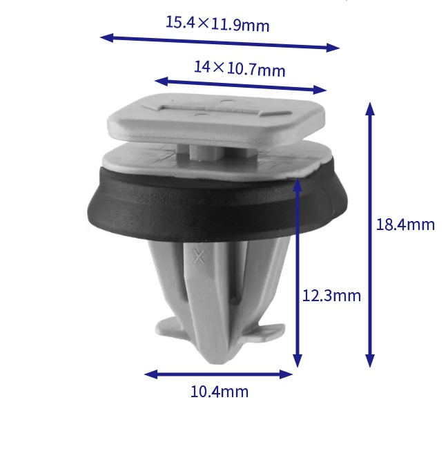 汽车卡扣紧固件(100个/包) 依维柯:5801720444