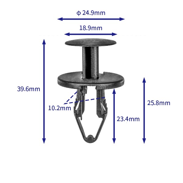 汽车卡扣紧固件(100个/包) 通用:11589296