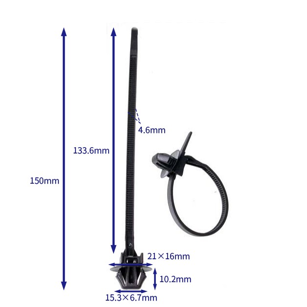 汽车卡扣紧固件(100个/包) 汽车卡扣紧固件