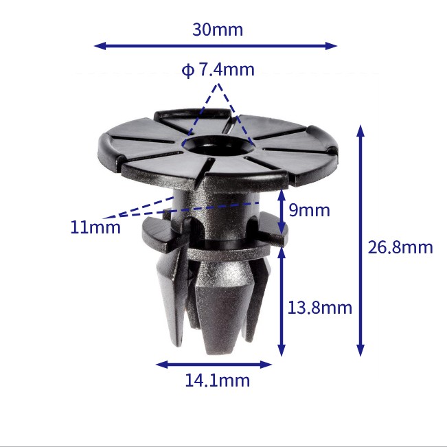 汽车卡扣紧固件(100个/包) 宝马:51717066226