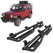 适用于 07-18 款 Jeep Wrangler JK Unlimited 四门版的侧踏板/防撞杆/脚踏板 