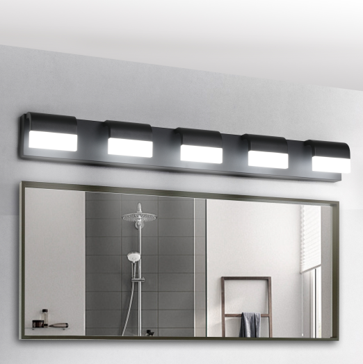 现代浴室梳妆台照明5灯LED梳妆台镜上壁灯浴室墙面照明